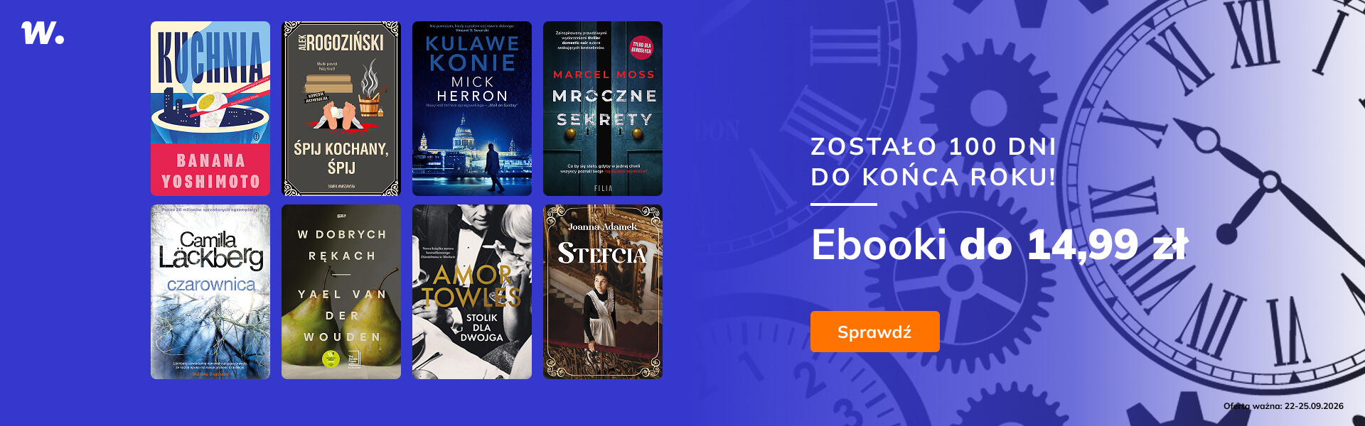 Grafika prowadzi do promocji: 100 dni do końca roku! Ebooki do 14,99 zł