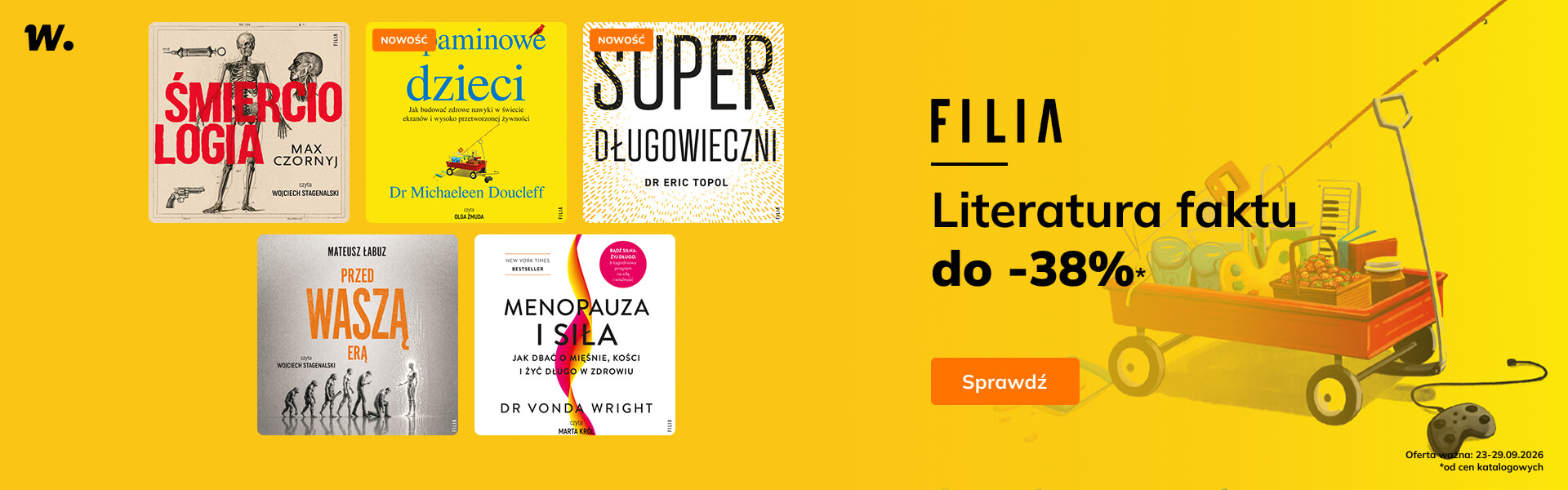Grafika prowadzi do promocji: Filia. Literatura faktu do -38%