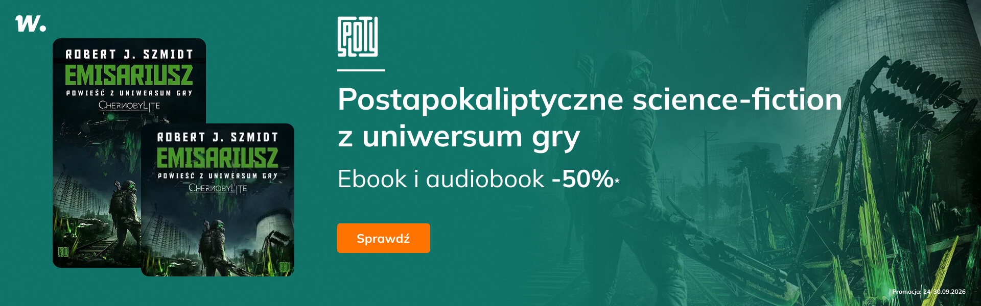 Grafika prowadzi do promocji: Sploty - audiobooki