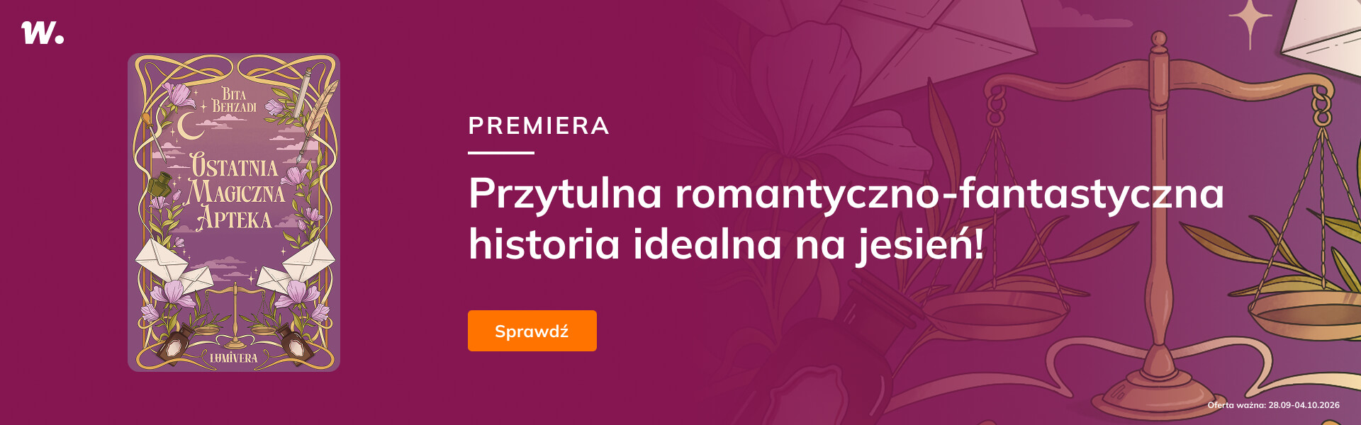 Grafika prowadzi do promocji: Ostatnia magiczna apteka - premiera