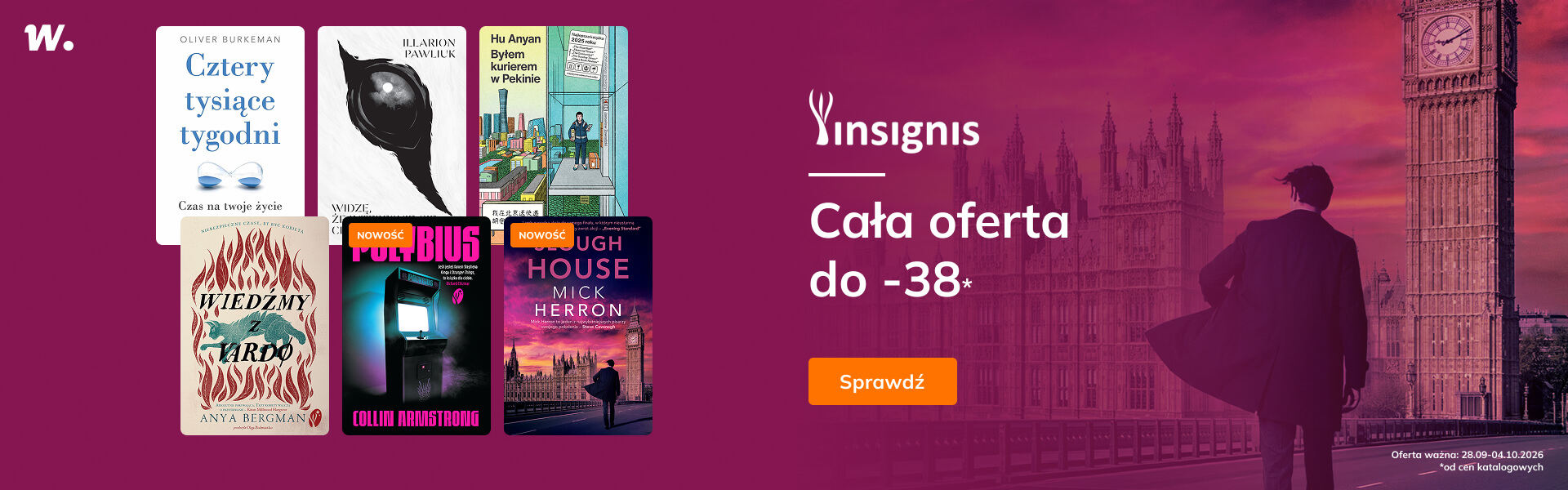 Grafika prowadzi do promocji: Wydawnictwo Insignis: cała oferta do -38%