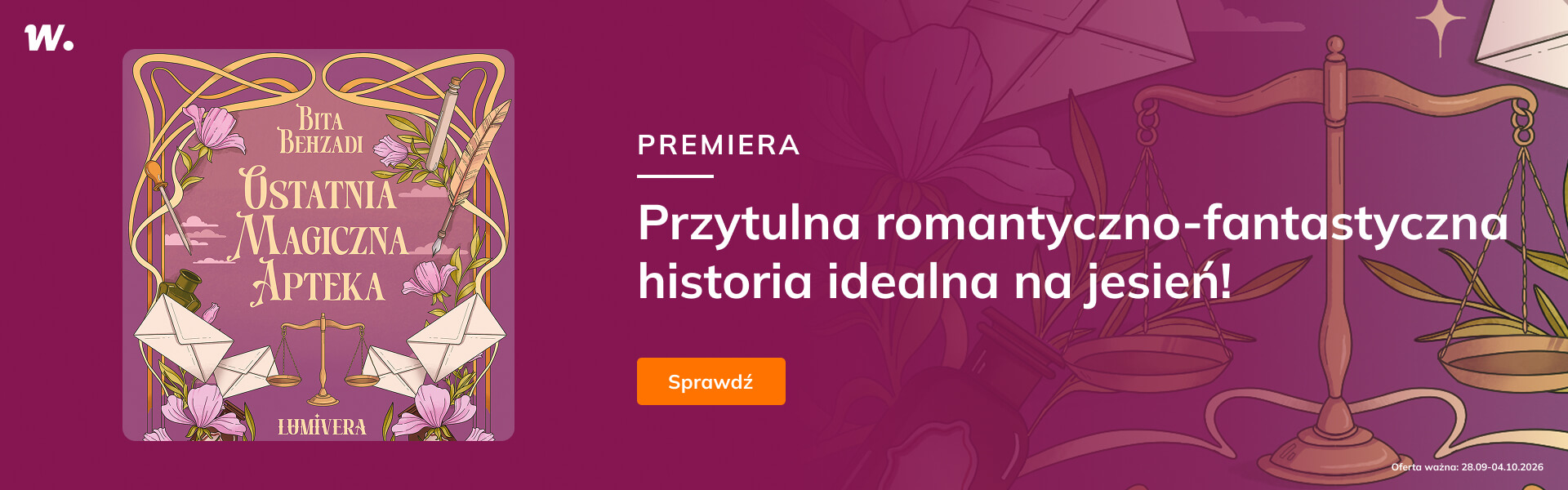 Grafika prowadzi do promocji: Premiera "Ostatnia magiczna apteka"