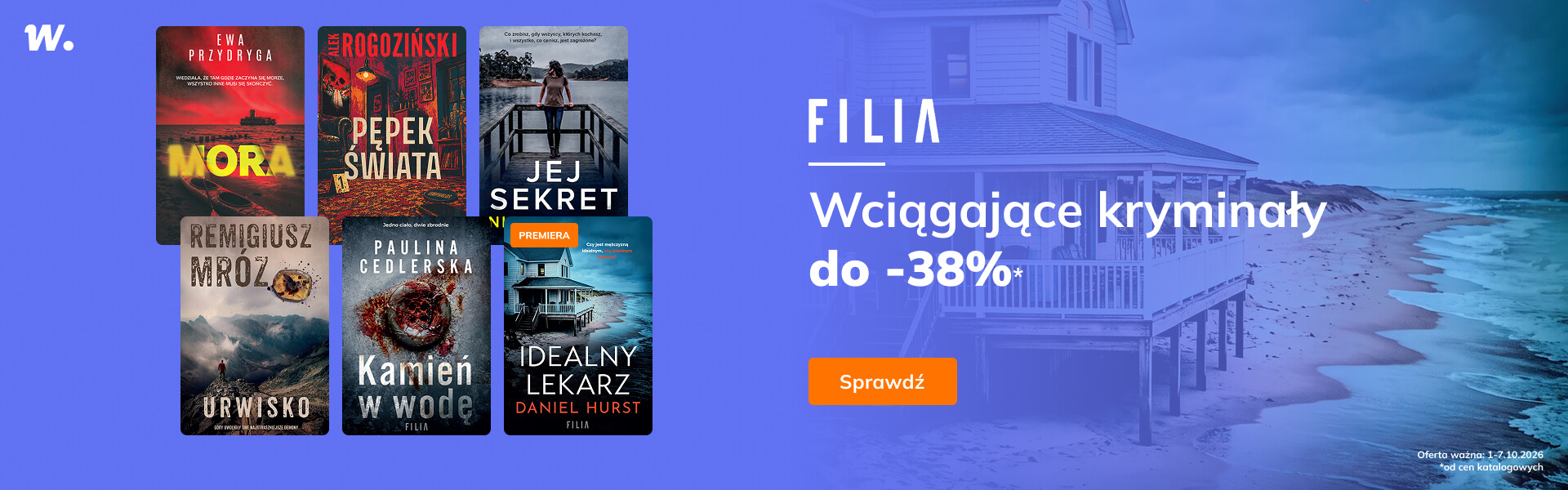 Grafika prowadzi do promocji: Filia: kryminał i thriller do -38%