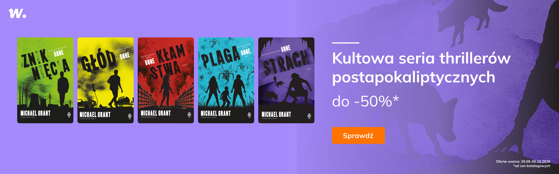 Grafika prowadzi do promocji: Seria Gone do -50%