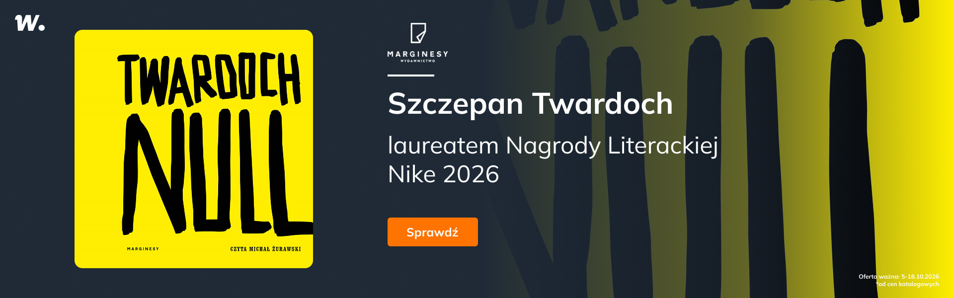 Grafika prowadzi do promocji: Szczepan Twardoch laureatem Nagrody Nike 2026
