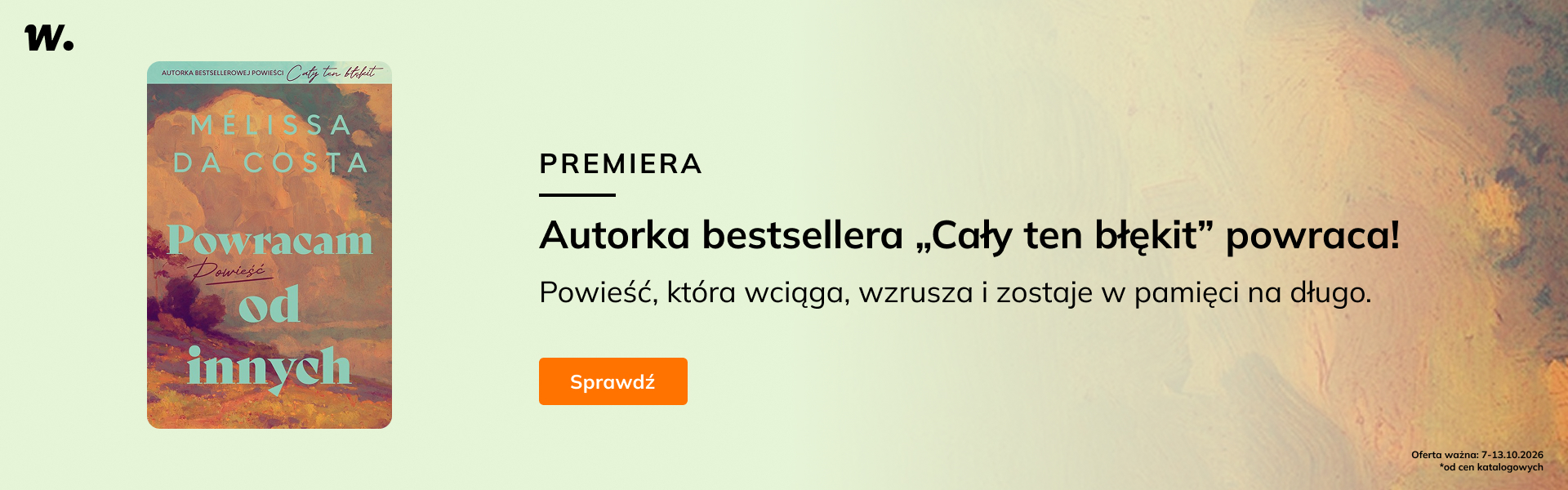Grafika prowadzi do promocji: „Powracam od innych” Mélissa Da Costa