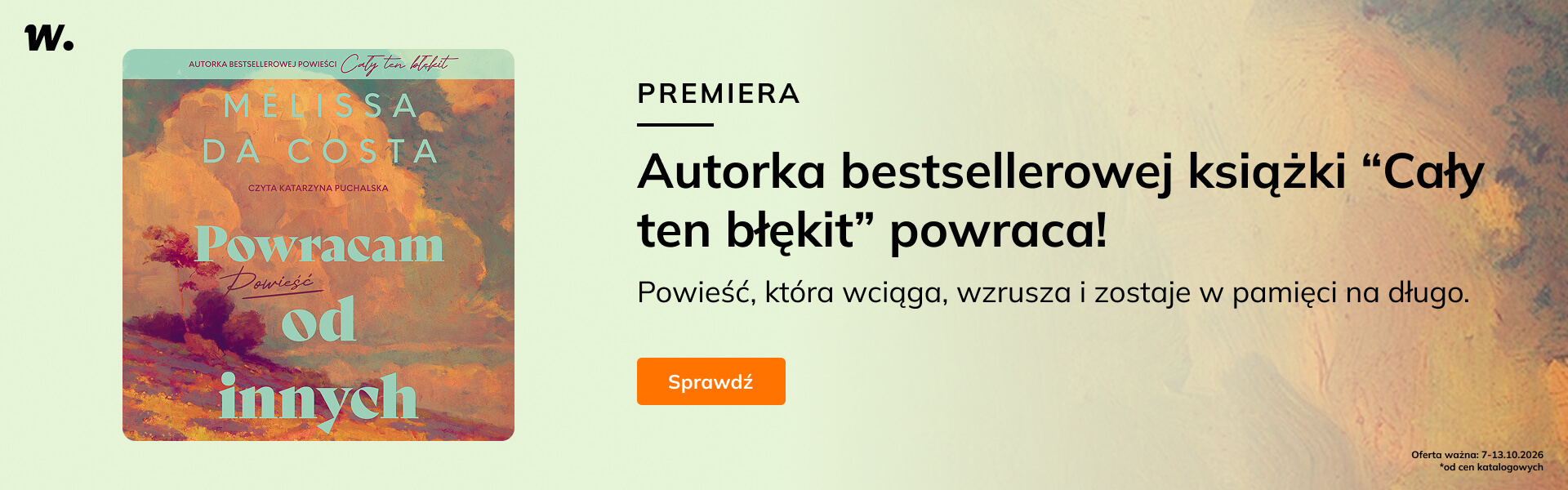 Grafika prowadzi do promocji: Premiera "Powracam od innych"