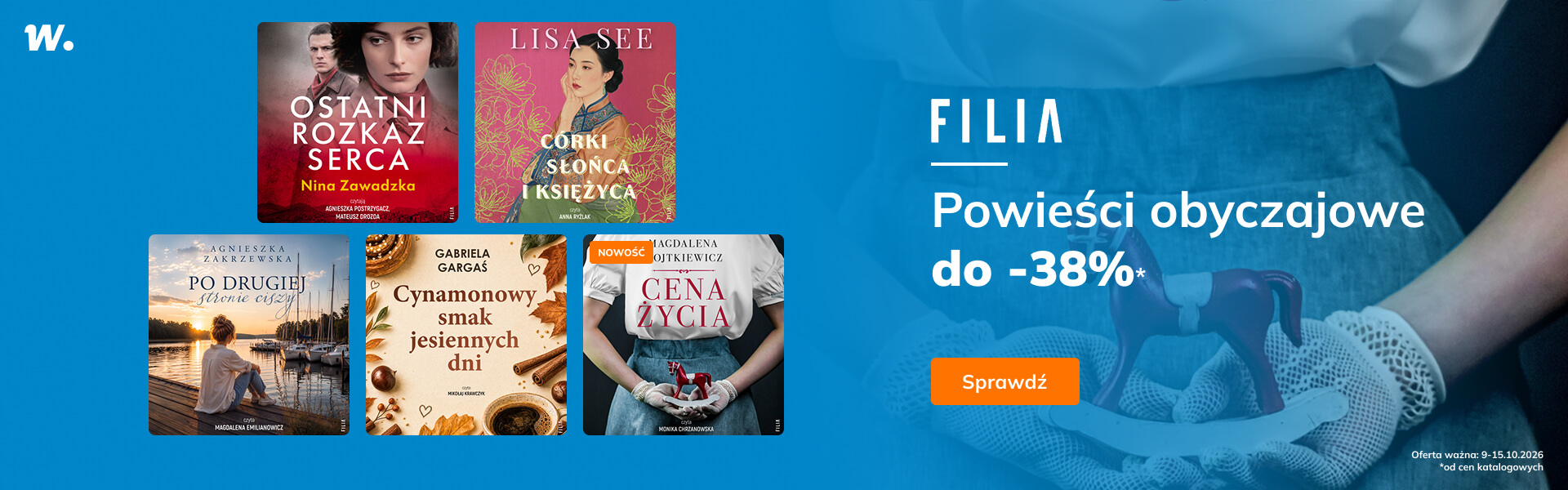 Grafika prowadzi do promocji: Filia. Powieści obyczajowe do -38%!