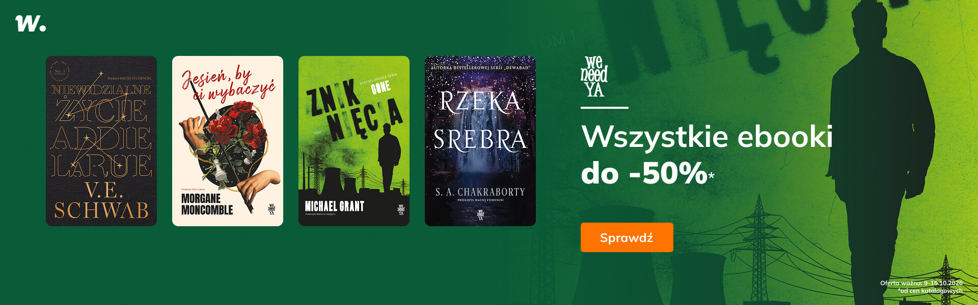 Grafika prowadzi do promocji: We need YA do -50%