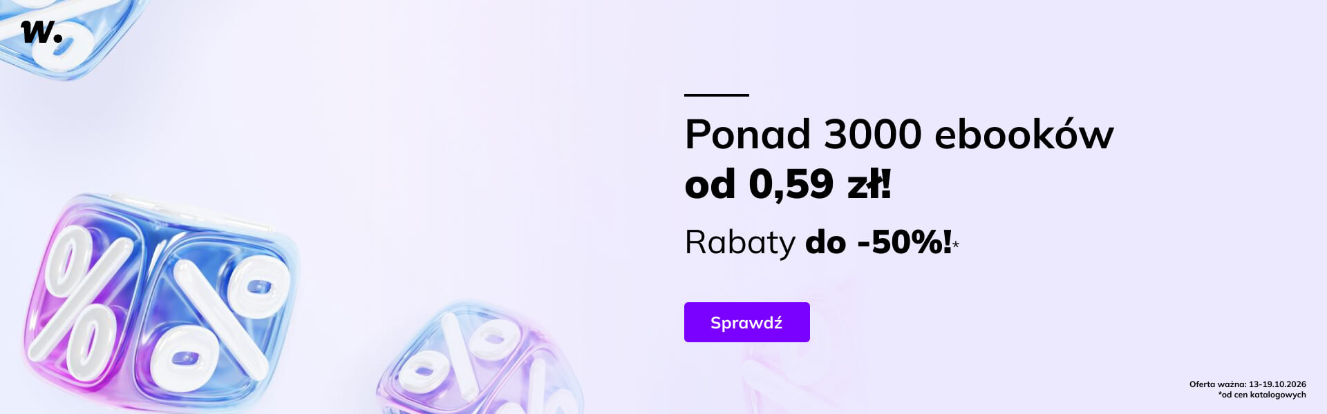 Grafika prowadzi do promocji: Ponad 3000 ebooków od 0,59 zł! Rabaty do -50%