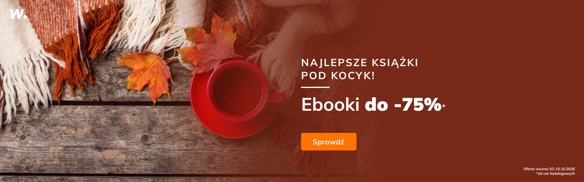 Grafika prowadzi do promocji: Ebooki idealne na jesienne wieczory do -75%