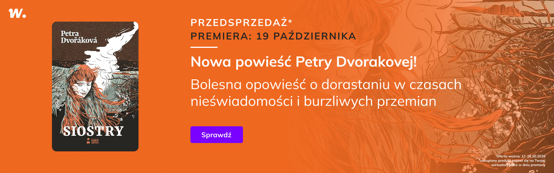 Grafika prowadzi do promocji: Siostry - przedsprzedaż