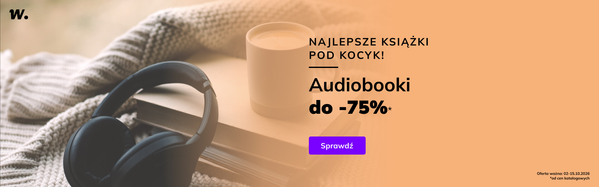 Grafika prowadzi do promocji: Najlepsze audiobooki pod kocyk do -75%!