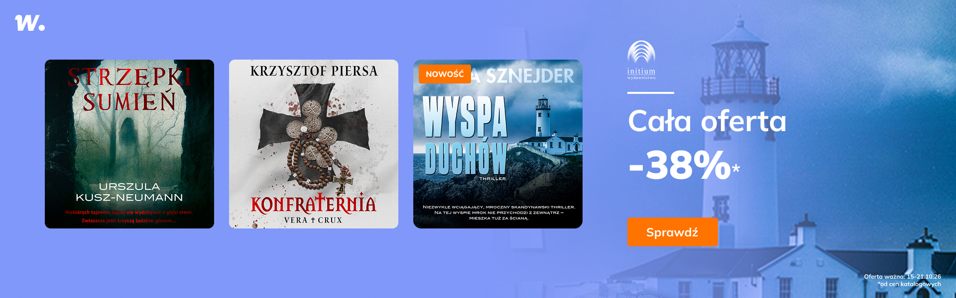 Grafika prowadzi do promocji: Initium. Cała oferta -38%