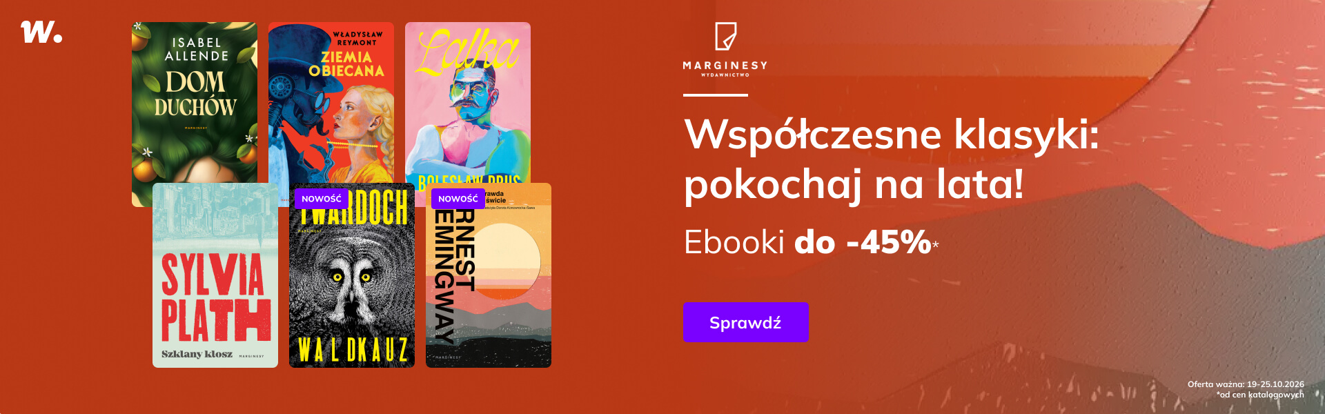 Grafika prowadzi do promocji: Współczesne klasyki – pokochaj na lata! Ebooki do -45%