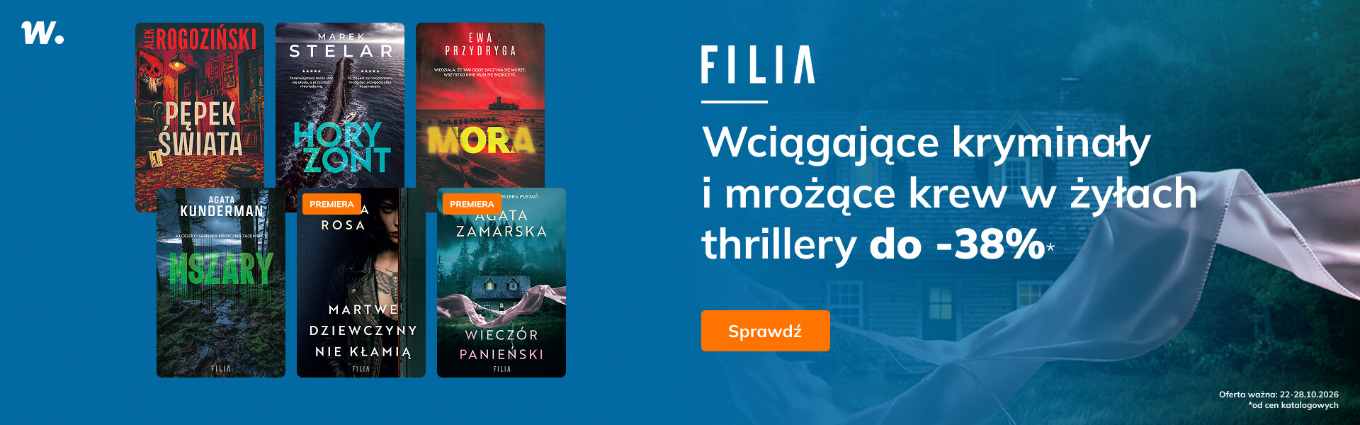 Grafika prowadzi do promocji: Filia: kryminał i thriller do -38%