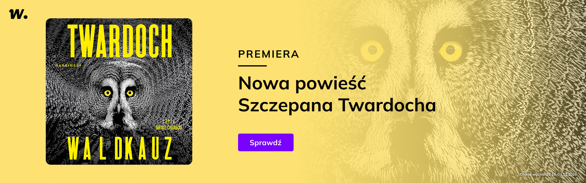 Grafika prowadzi do promocji: Premiera audiobooka "Waldkauz"
