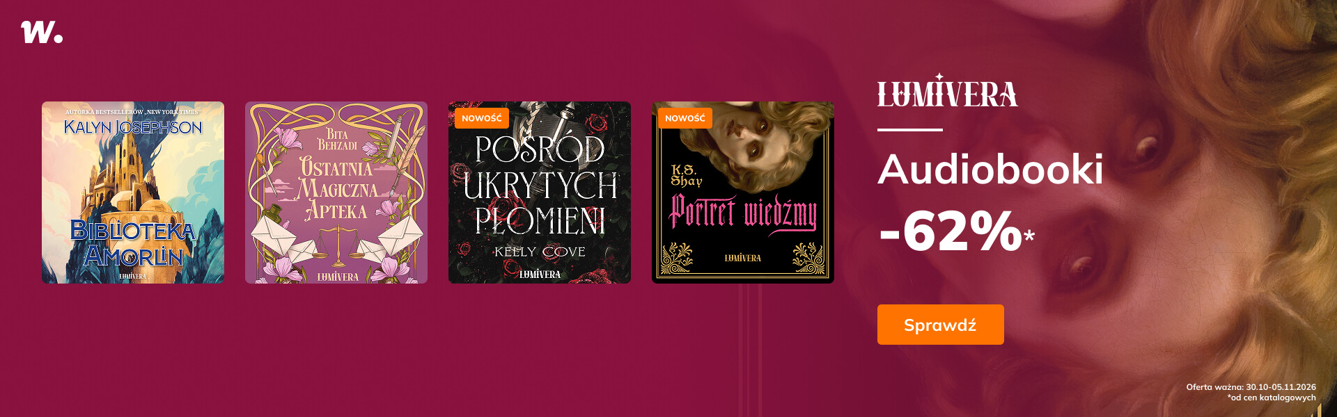 Grafika prowadzi do promocji: Lumivera. Cała oferta -62%!