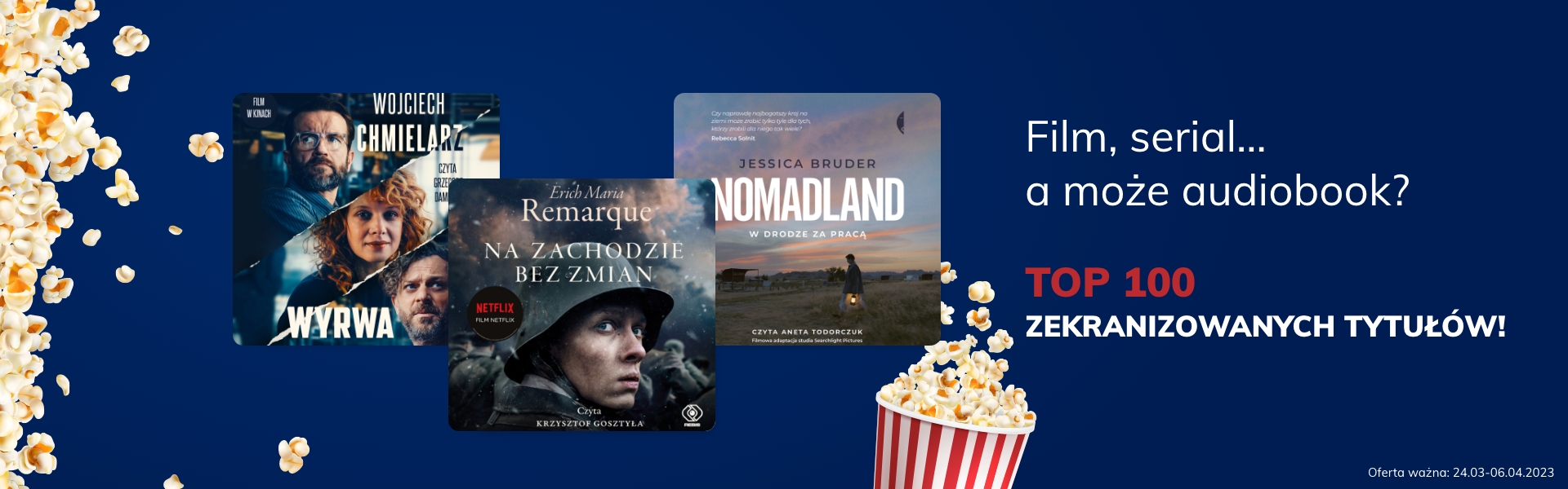 Grafika prowadzi do promocji: TOP 100 zekranizowanych tytułów!