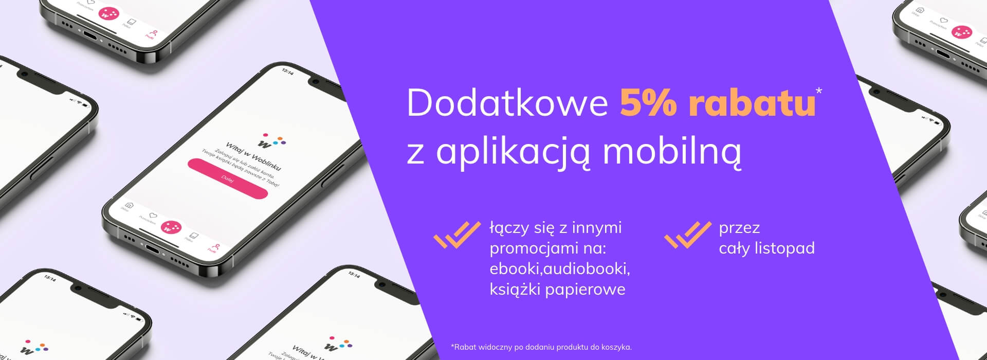 Dodatkowe 5% w aplikacji