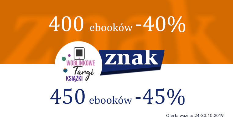 Ebooki wydawnictwa Znak do -45%